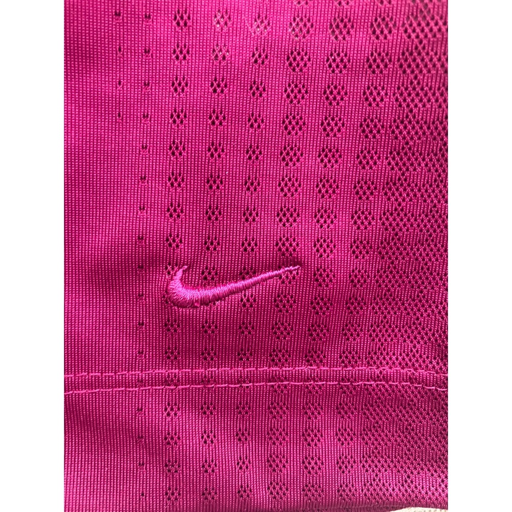 Nike Golf Fit Dry Womens Magenta Pink Quarter Zip Polo Shirt M Medium - Picture 6 of 6